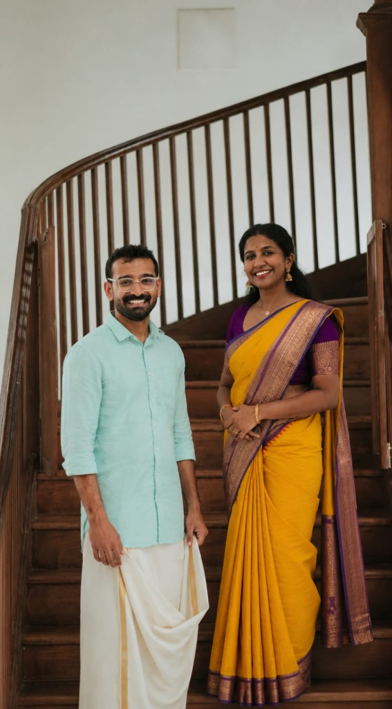 Panchami & Sarath - Elegance in tradition